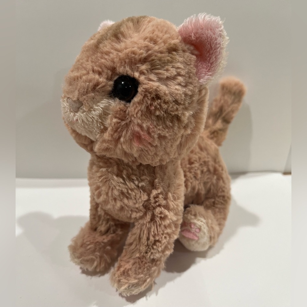 Sunlemon Brown neko Cat Animal Plush 6" Stuffed Toy Doll - Picture 11 of 12
